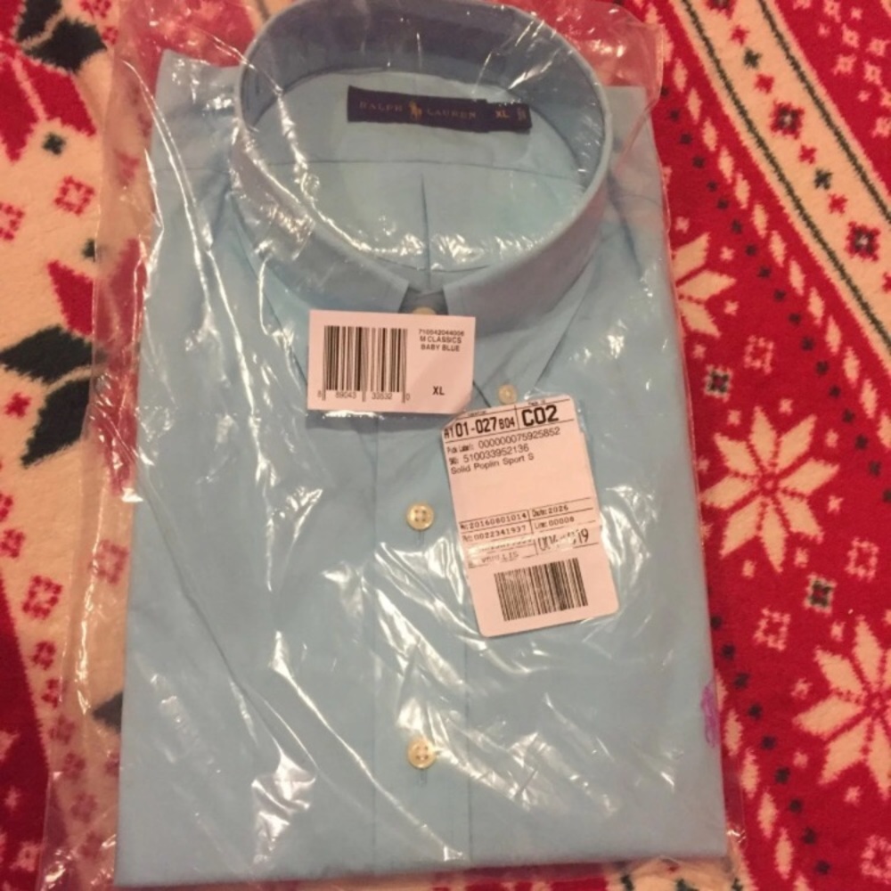 Unopened polo shirt